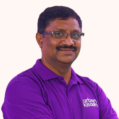 Photo of Dr Sairam Reddy Palicherla, Chief Scientific Officer, Urban Kisaan, part of the Scale-Up startup program at Marico Innovation Foundation.