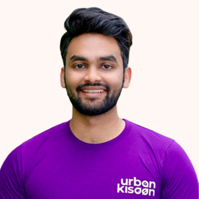 Photo of Sampath Vinay, Chief Marketing Officer, Urban Kisaan, part of the Scale-Up startup program at Marico Innovation Foundation.