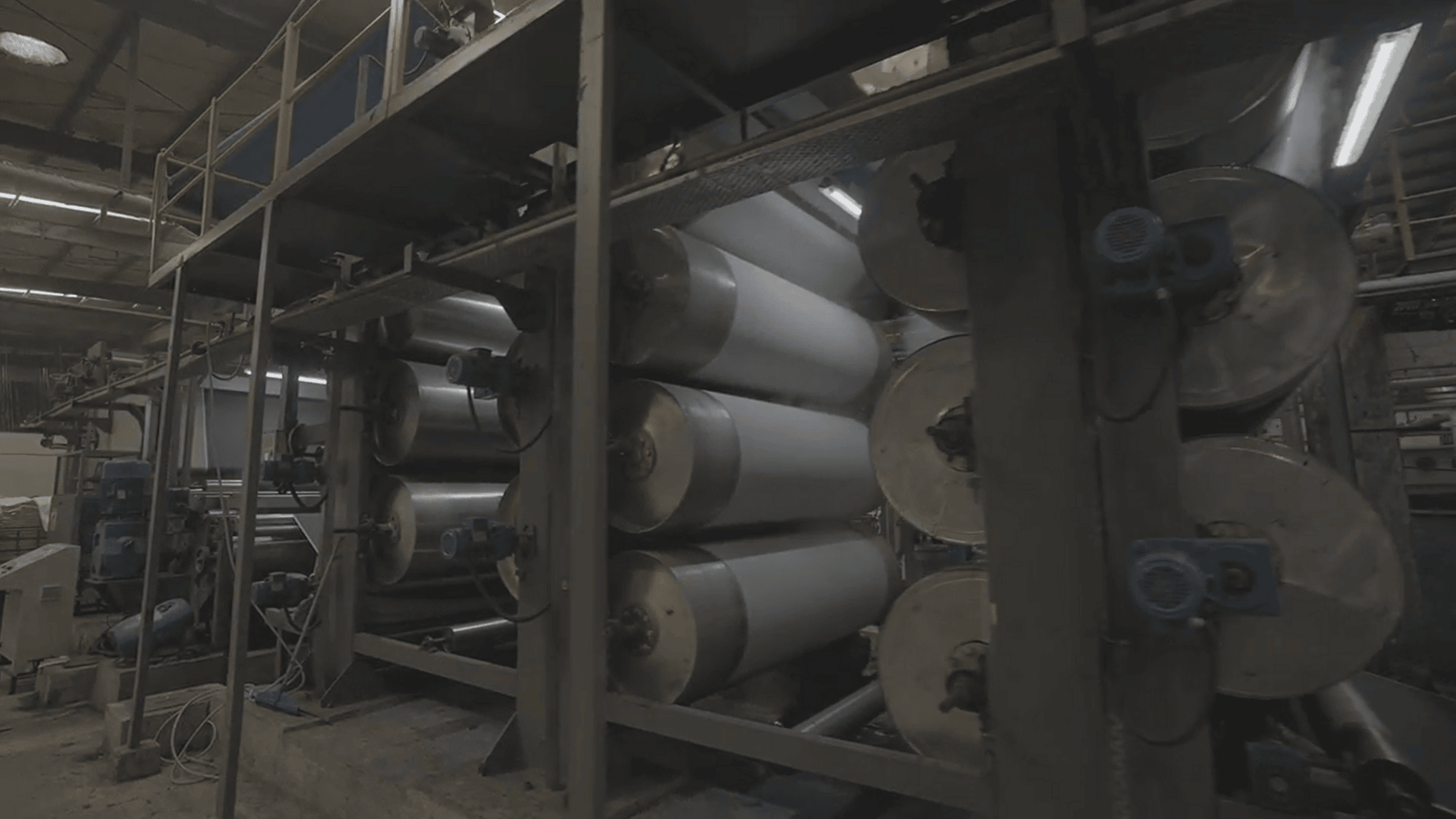 Industrial-scale textile machinery processing crop waste into fibre at Canvaloop’s plant, supported by the Scale-Up startup program from Marico Innovation Foundation.